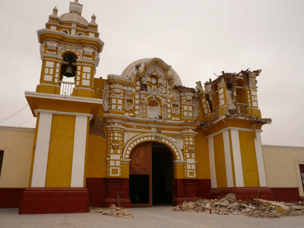 Terremoto en Chincha y El Carmen